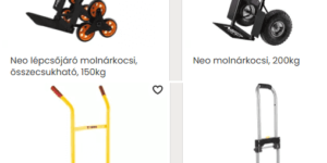 Molnárkocsi használata